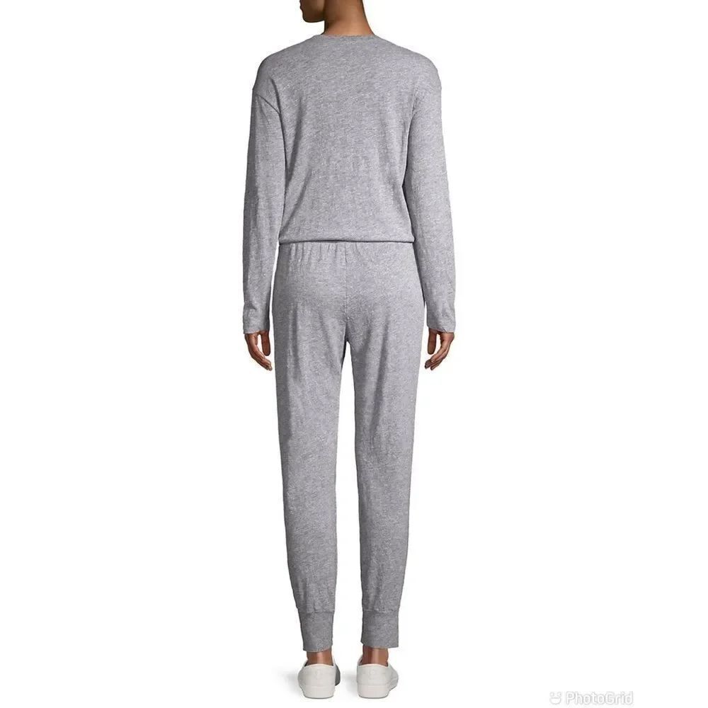 Monrow Henley Drawstring Jumpsuit - Picture 4 of 11